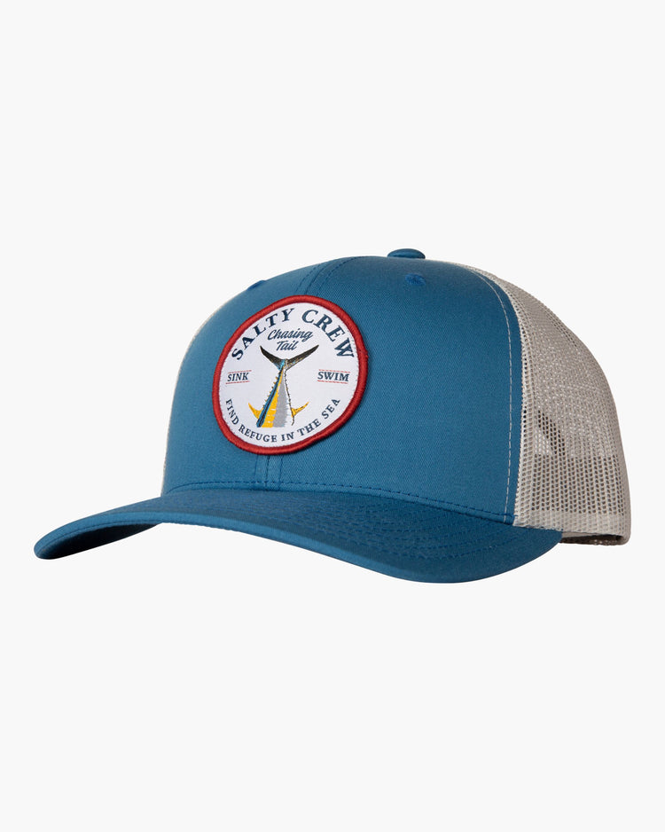 Gorra salty crew Bottom Dweller Slate/Silver Retro Trucker