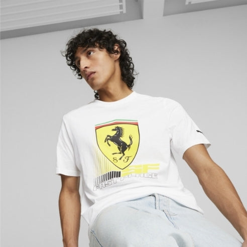 Camiseta Scuderia Ferrari Race Colored Big Shield Motorsport