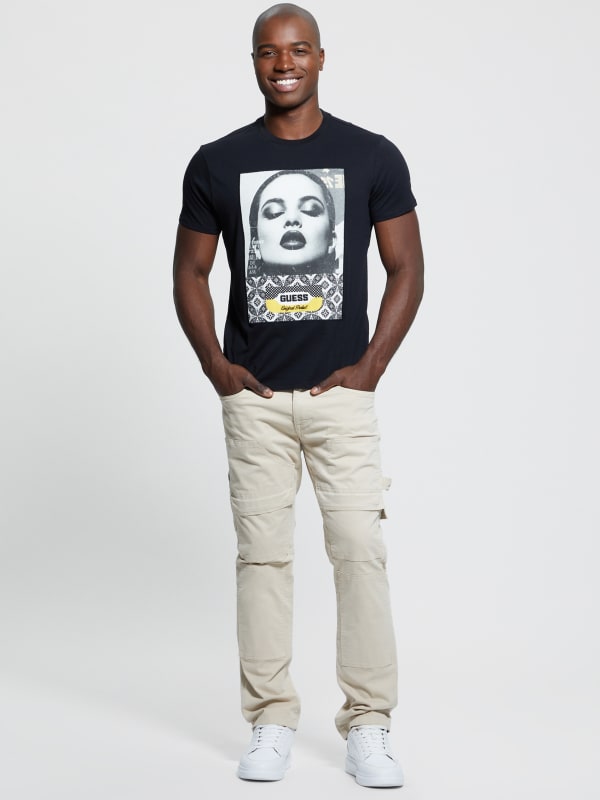 Camiseta Guess Eco Velvet Signature
