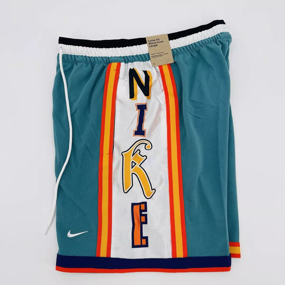Pantalones Cortos Nike Para Hombre Pequeños Verde Azuelo DX0255-379 Dri-fit ADN Baloncesto