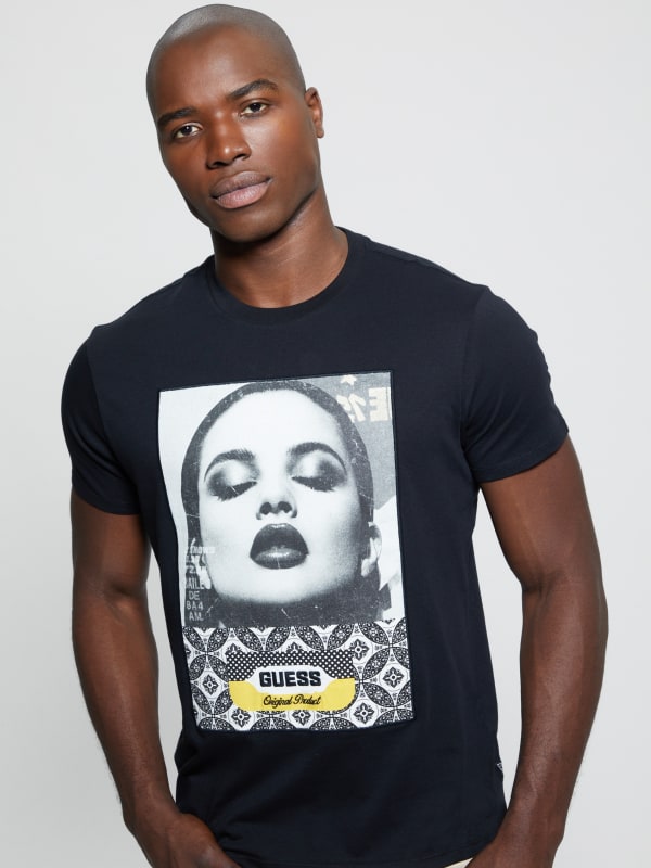 Camiseta Guess Eco Velvet Signature