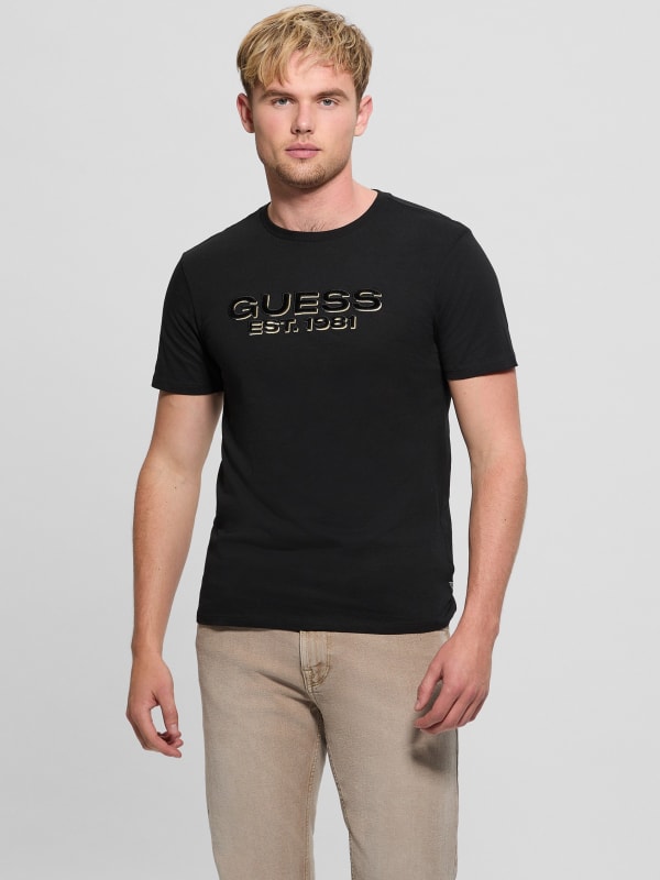 Camiseta Guess Eco Velvet Signature