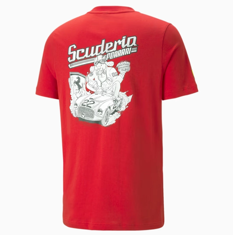 Camiseta gráfica Scuderia Ferrari para hombre