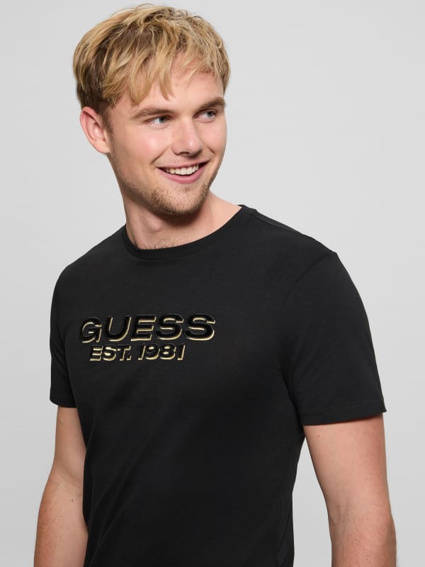 Camiseta Guess Eco Velvet Signature
